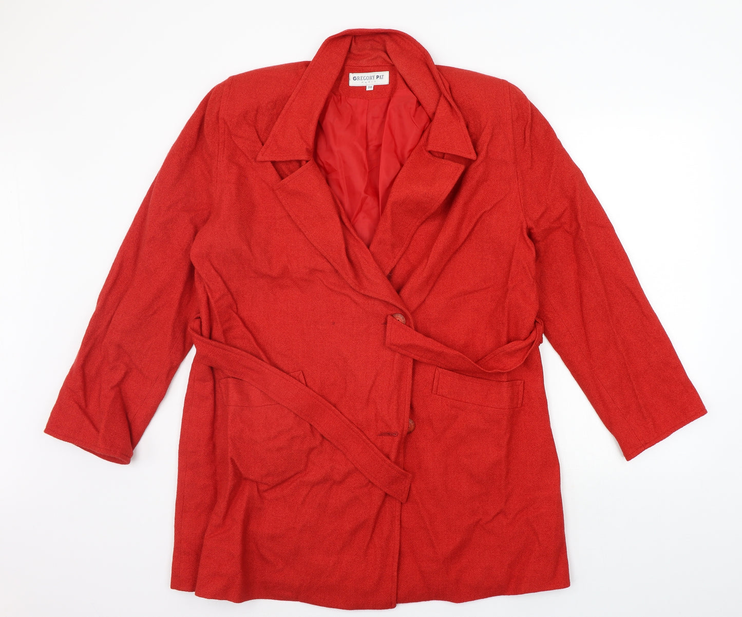Gregory Pat Womens Red   Jacket Coat Size 10