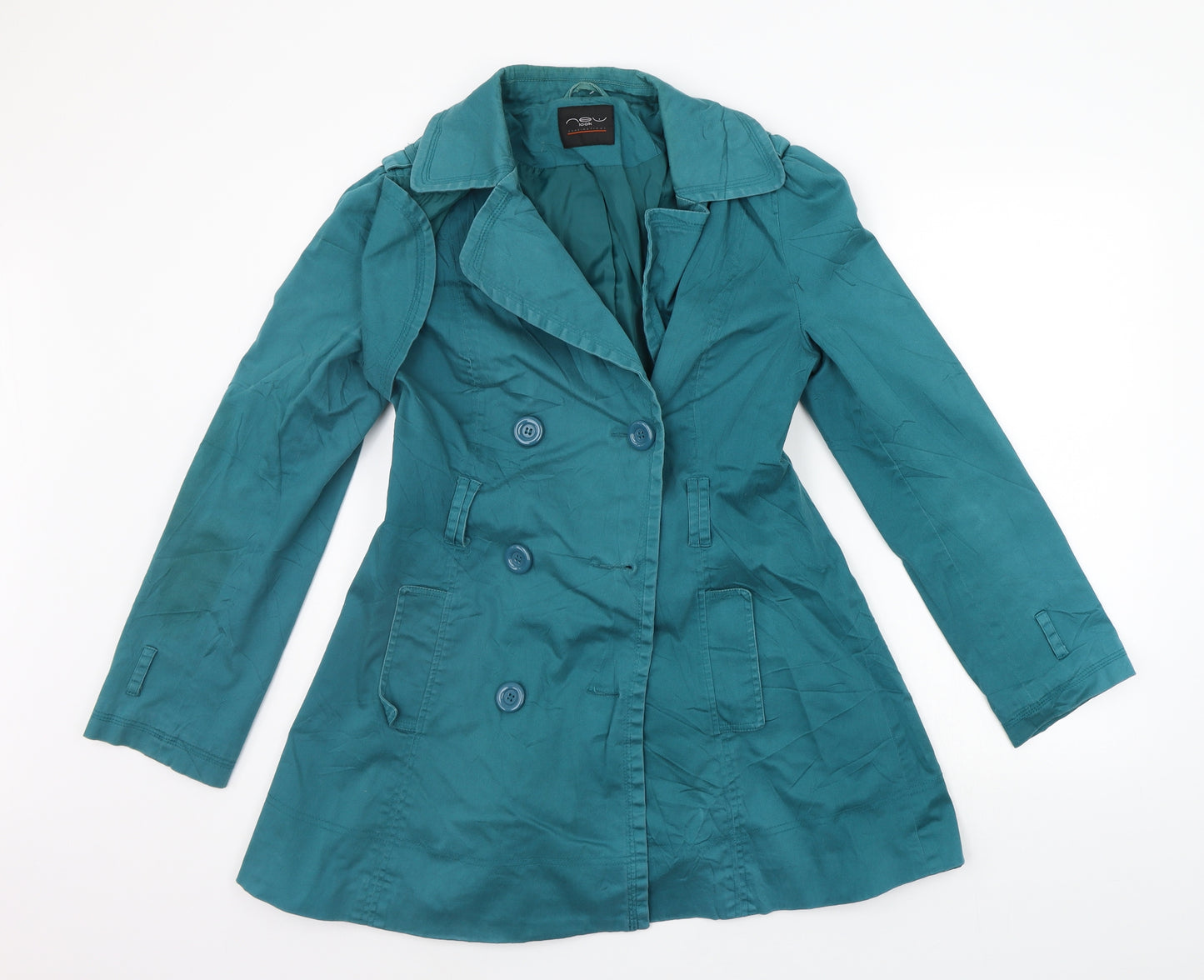 New Look Womens Blue   Jacket Coat Size 14