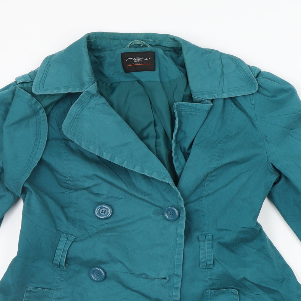 New Look Womens Blue   Jacket Coat Size 14