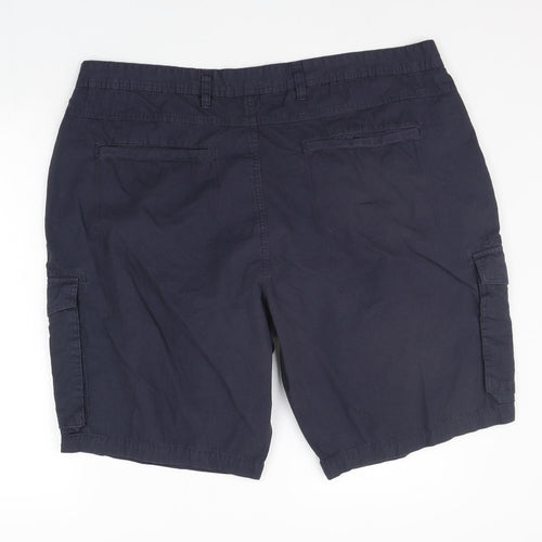 Matalan Mens Blue   Chino Shorts Size 42 in
