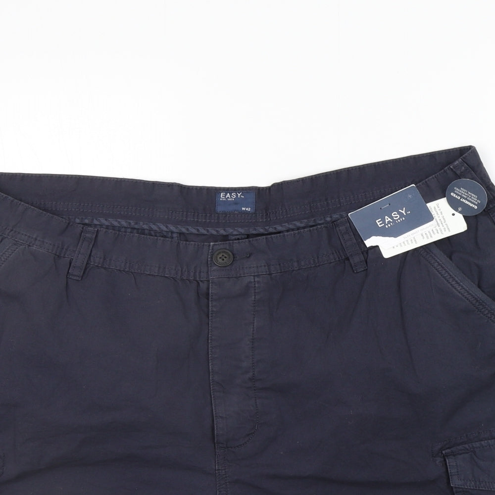 Matalan Mens Blue   Chino Shorts Size 42 in