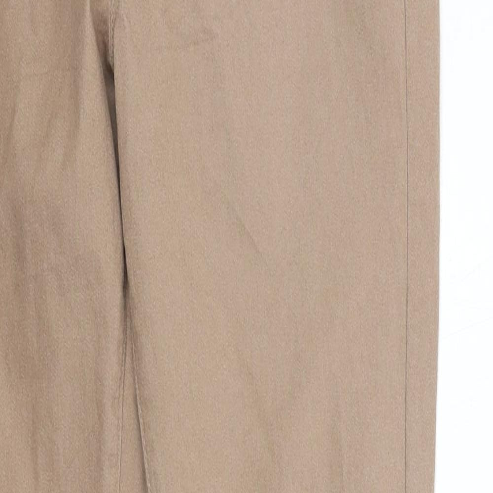 deniem co Womens Beige   Jegging Trousers Size 12 L27 in
