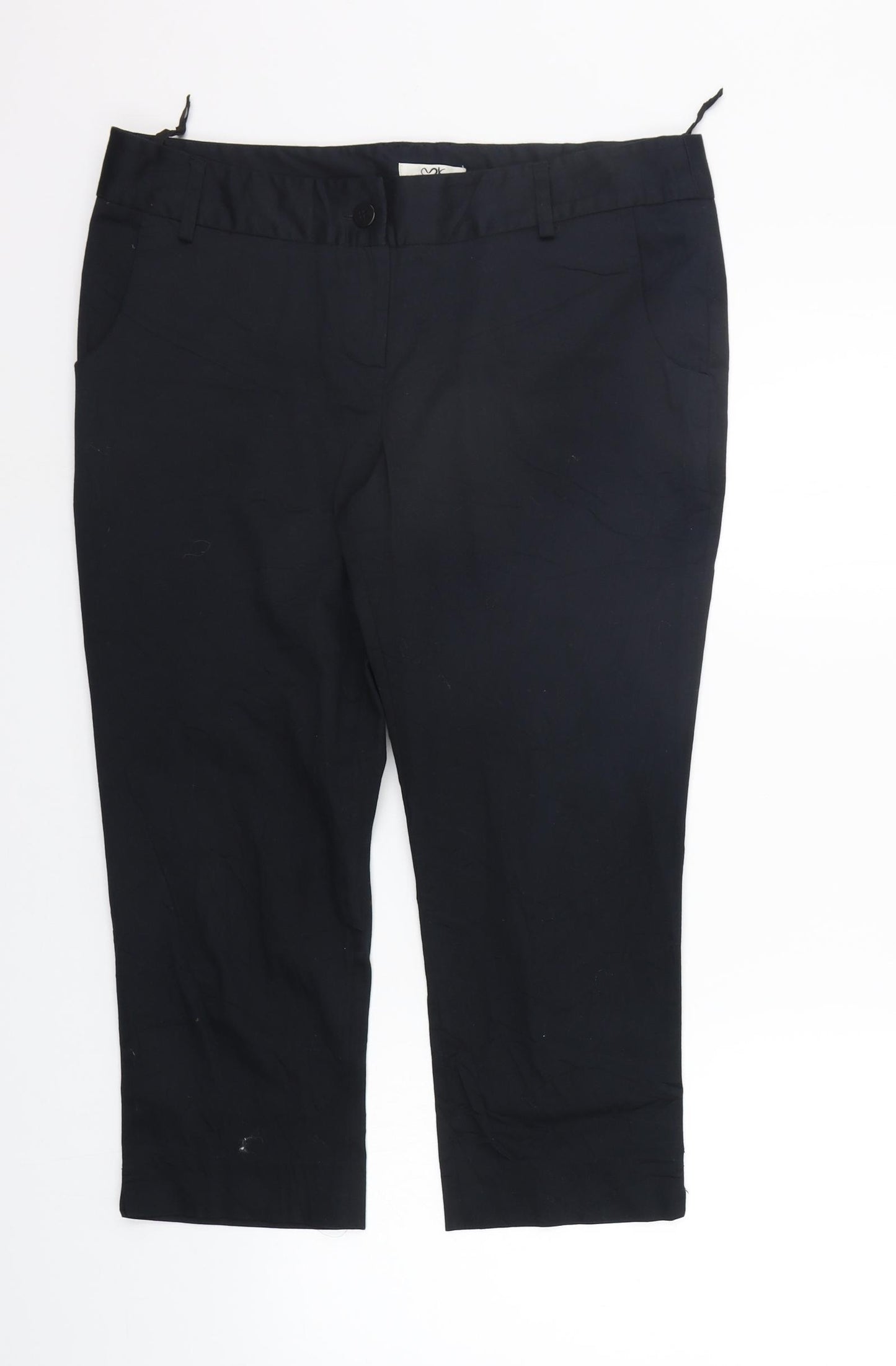 mk Womens Black   Trousers  Size 14 L22 in