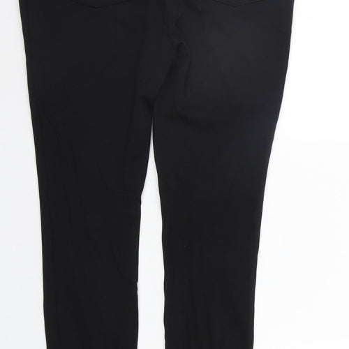 TU Womens Black   Trousers  Size 12 L22 in - Elasticated Waist