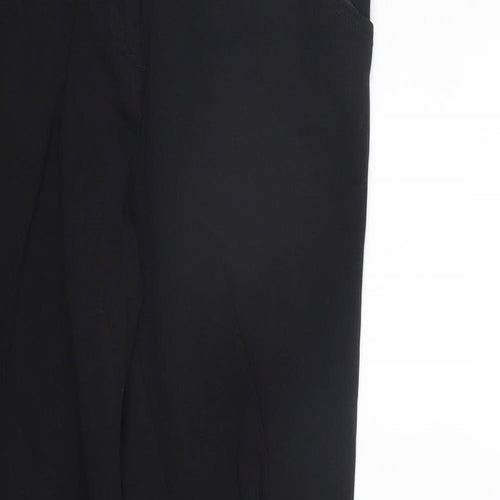 TU Womens Black   Trousers  Size 12 L22 in - Elasticated Waist