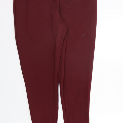Studio Womens Red   Trousers  Size 18 L25 in