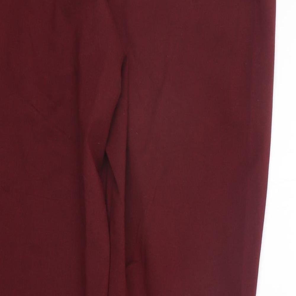Studio Womens Red   Trousers  Size 18 L25 in
