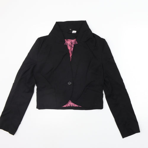 Divided Womens Black   Jacket Blazer Size 10