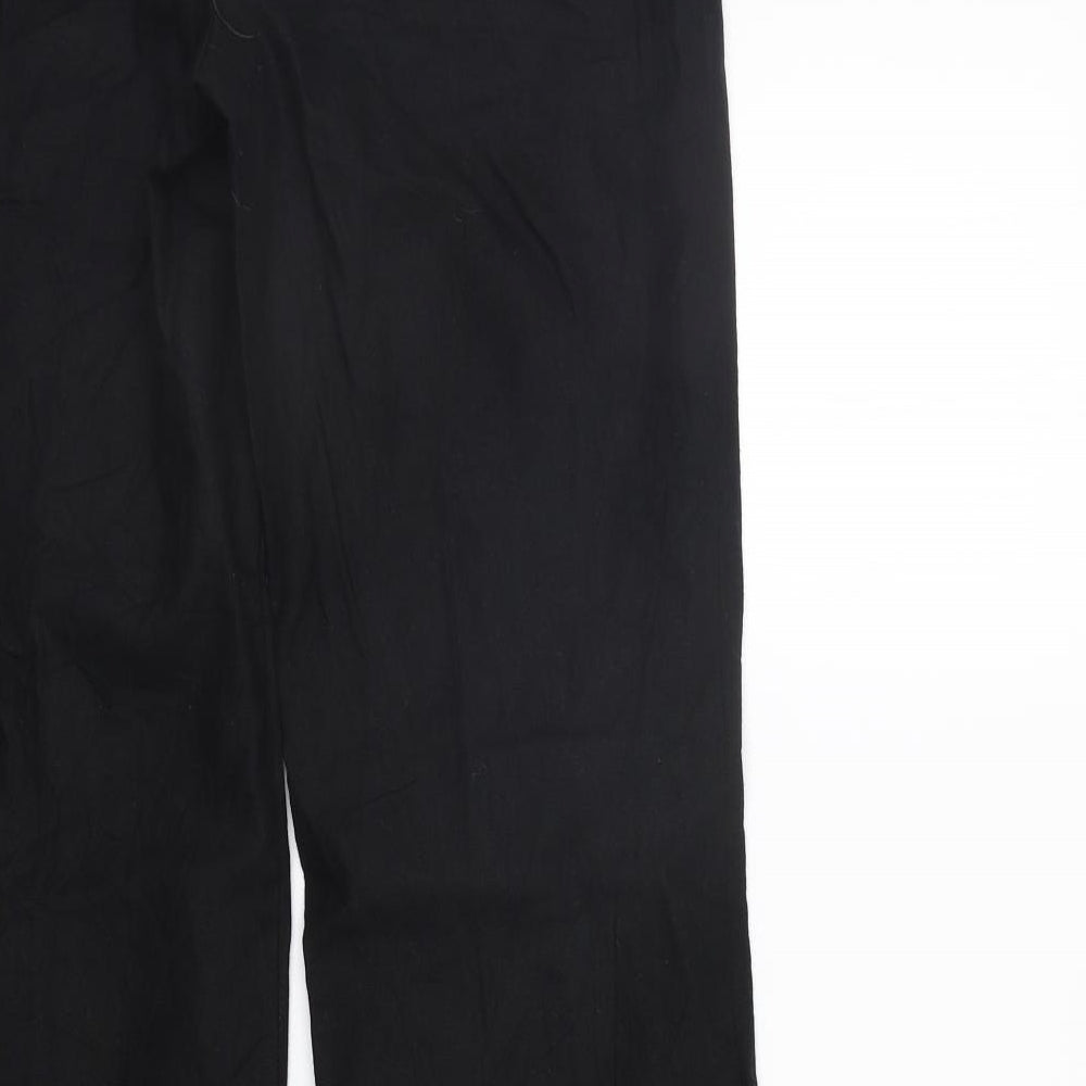 NEXT Womens Black   Trousers  Size 8 L31 in