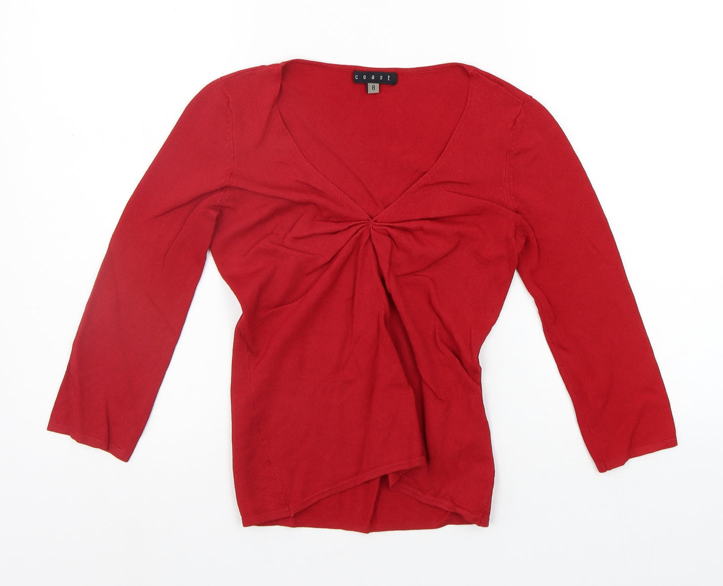 Coast Womens Red   Basic Blouse Size 8