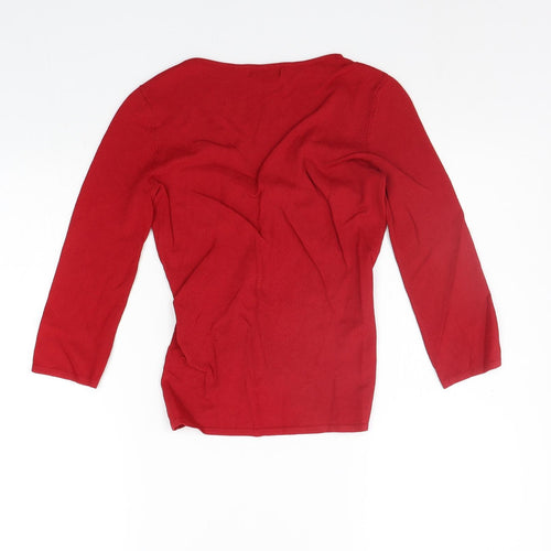 Coast Womens Red   Basic Blouse Size 8
