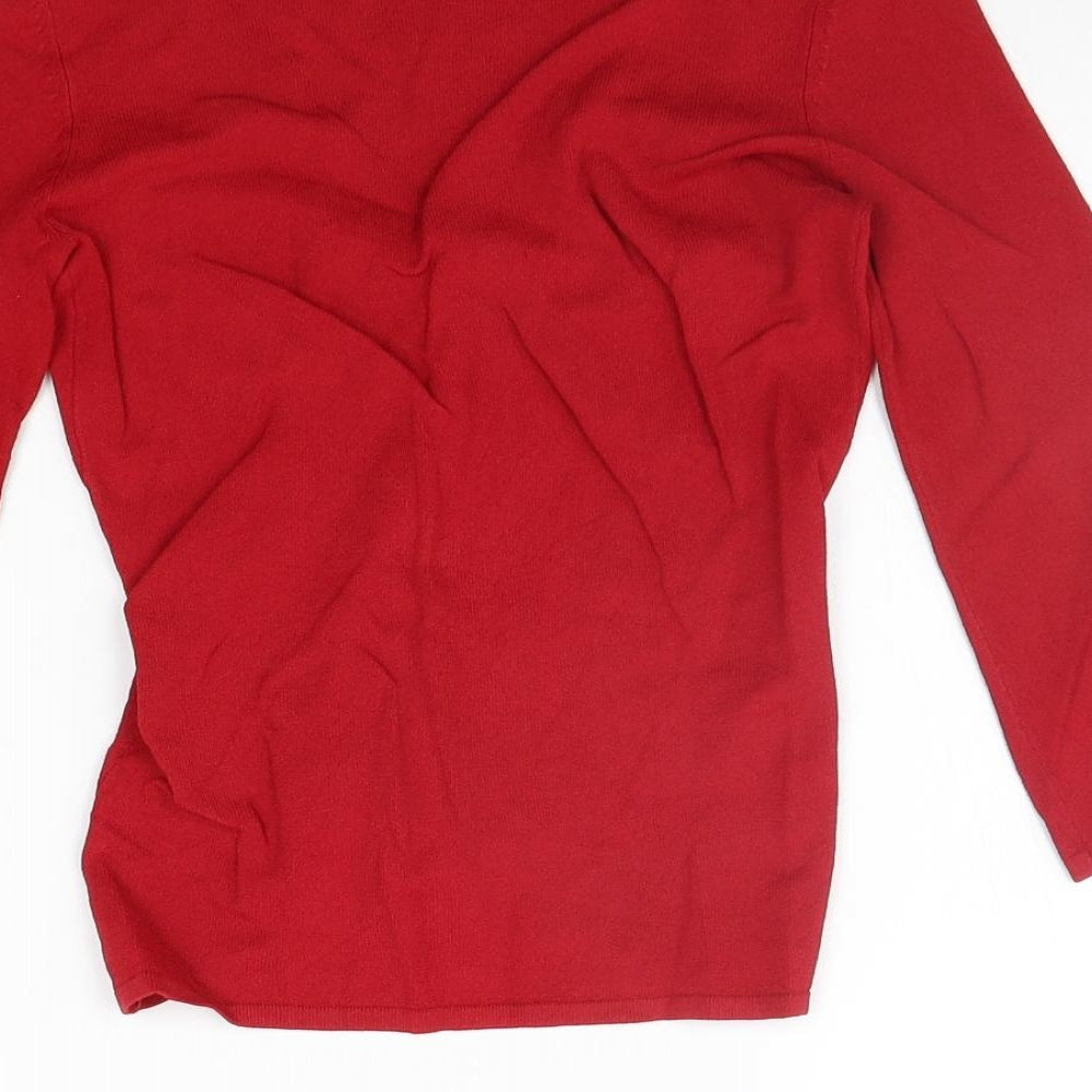 Coast Womens Red   Basic Blouse Size 8