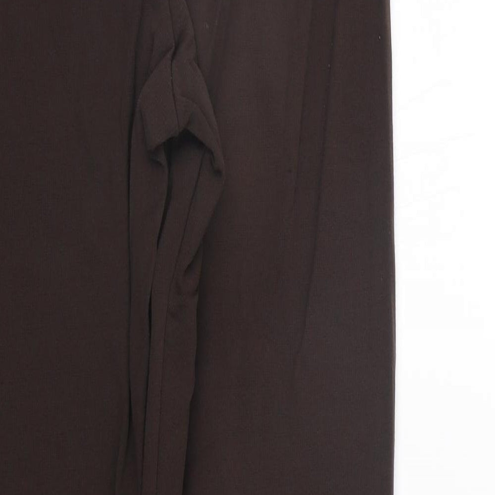 George Womens Brown   Jegging Trousers Size 14 L28 in - Elasticated Waist
