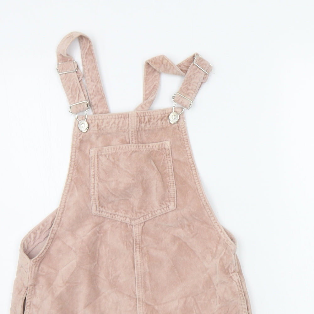 Topshop Womens Pink   Dungaree One-Piece Size 6