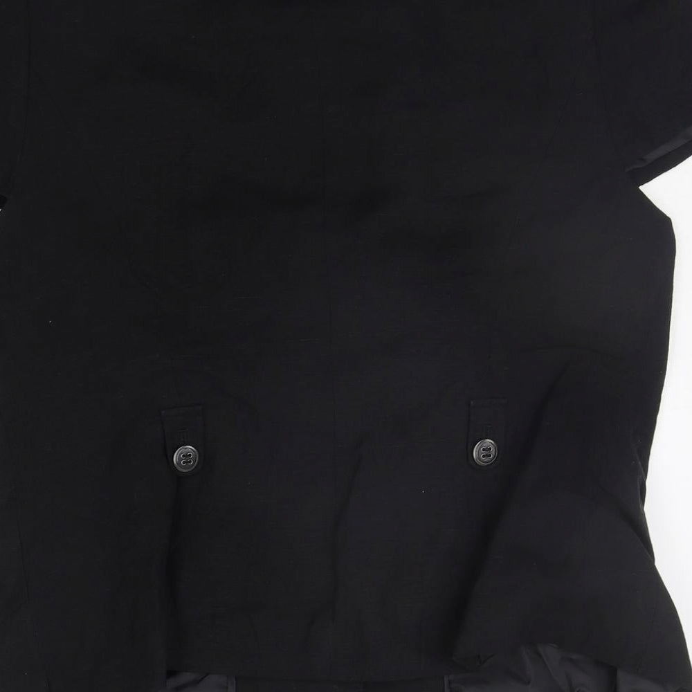 ET VOUS Womens Black   Jacket Blazer Size 14