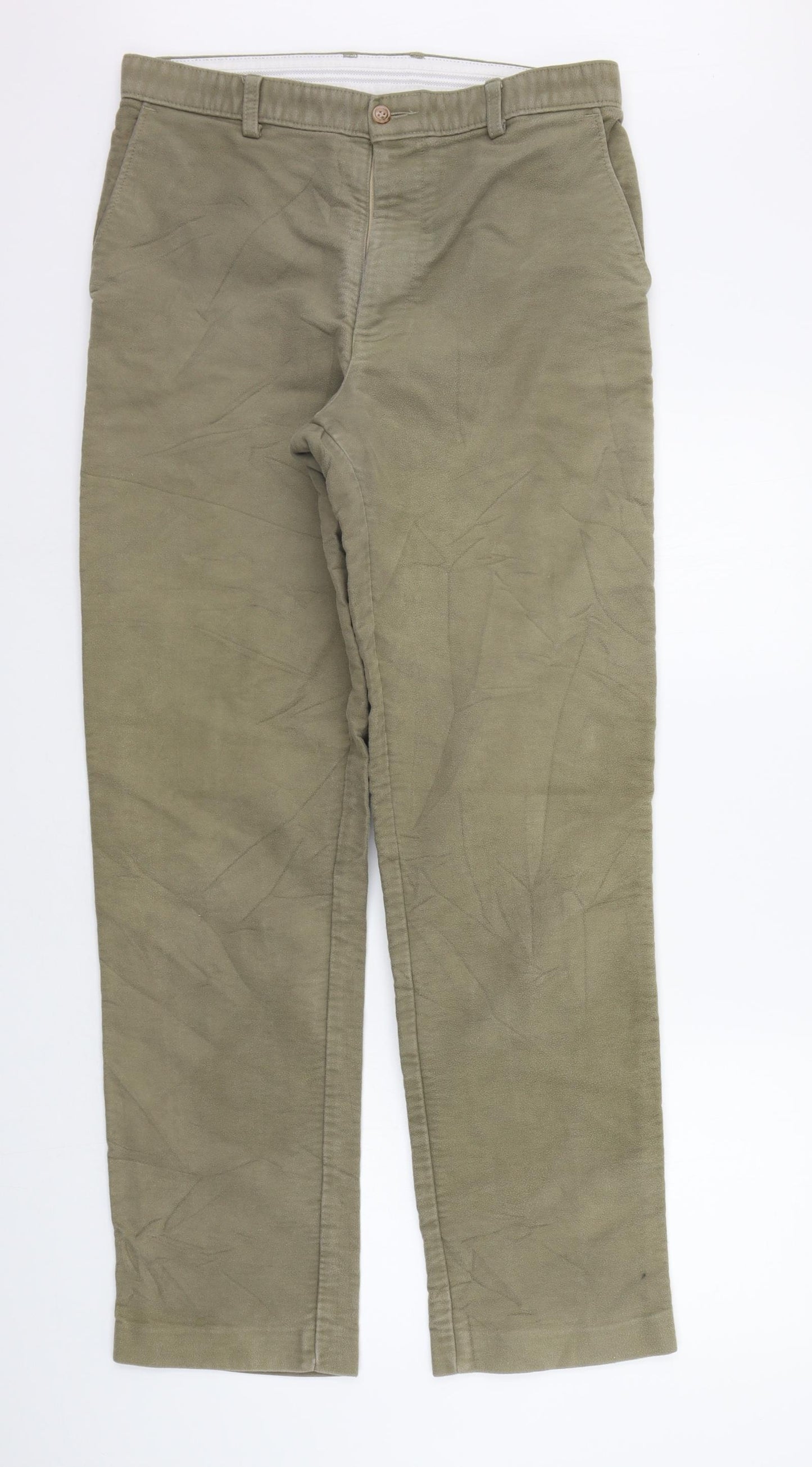 Preworn Mens Green   Trousers  Size 34 in L31 in