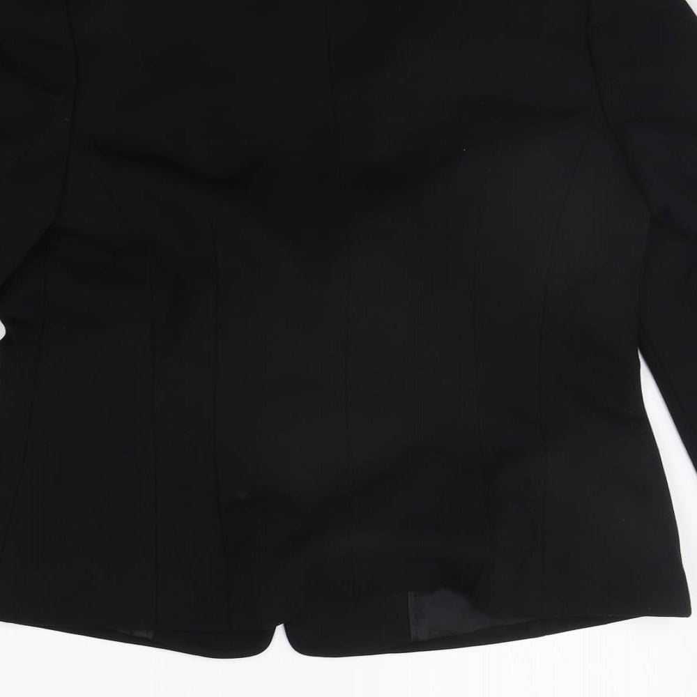 John Lewis Womens Black   Jacket Suit Jacket Size M