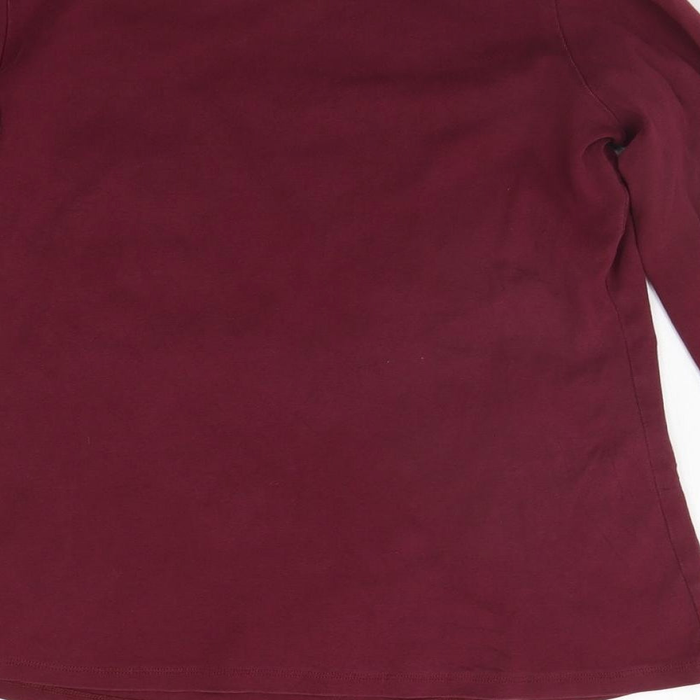 Marks and Spencer Womens Red   Basic T-Shirt Size 16