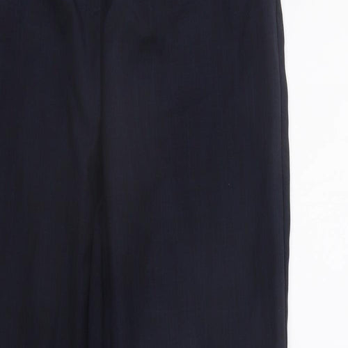 Marks and Spencer Womens Blue   Trousers  Size 8 L26 in - Elasticated Waist