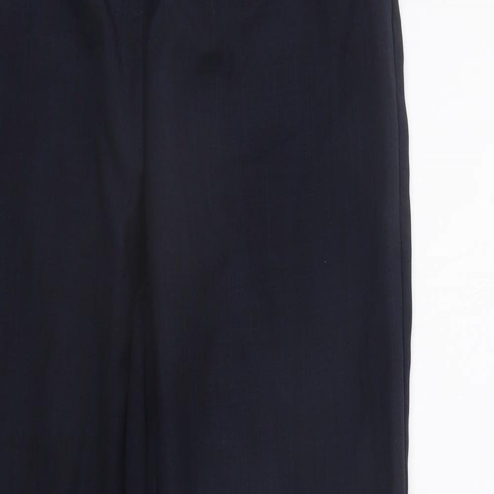 Marks and Spencer Womens Blue   Trousers  Size 8 L26 in - Elasticated Waist