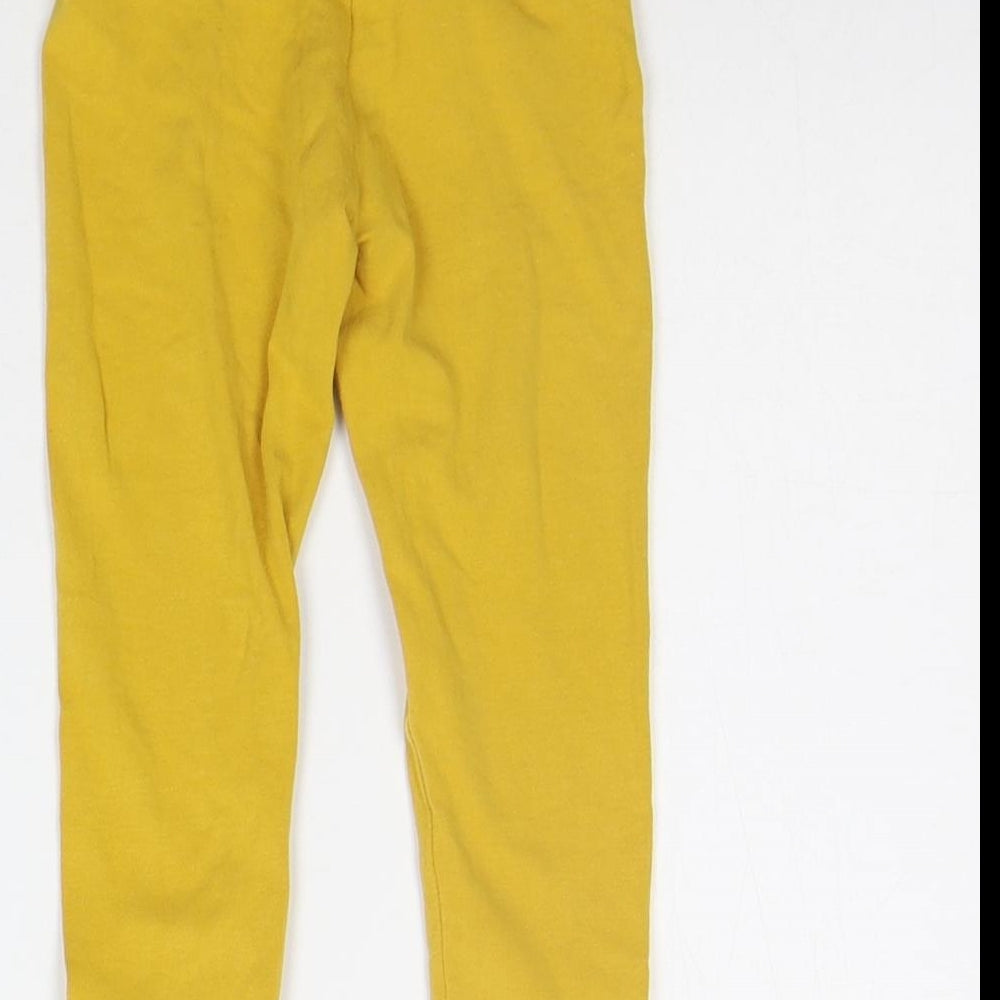 Nutmeg Girls Yellow   Jogger Leggings Size 12-18 Months  - Elasticated Waist