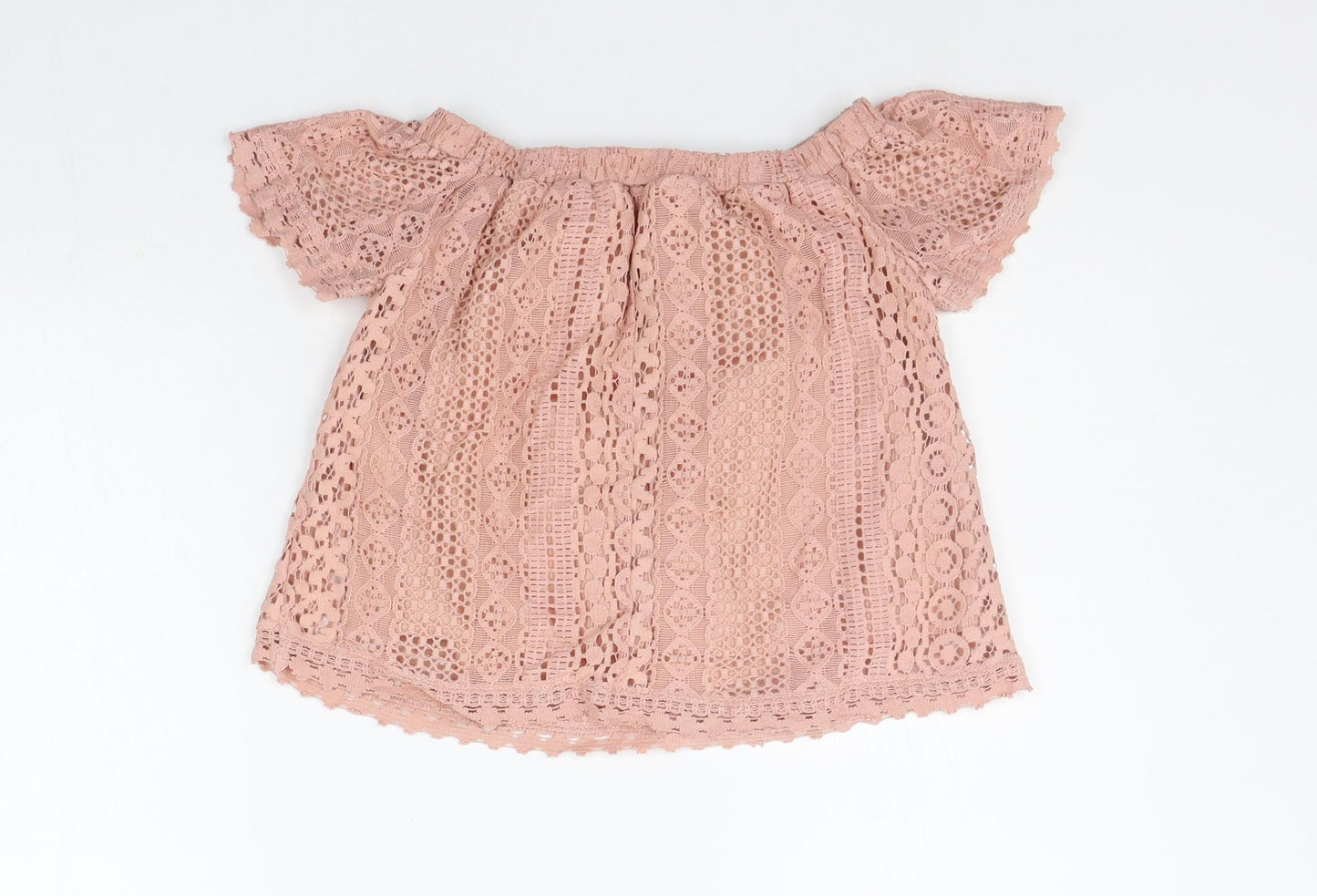 Primark Girls Beige   Basic T-Shirt Size 7-8 Years