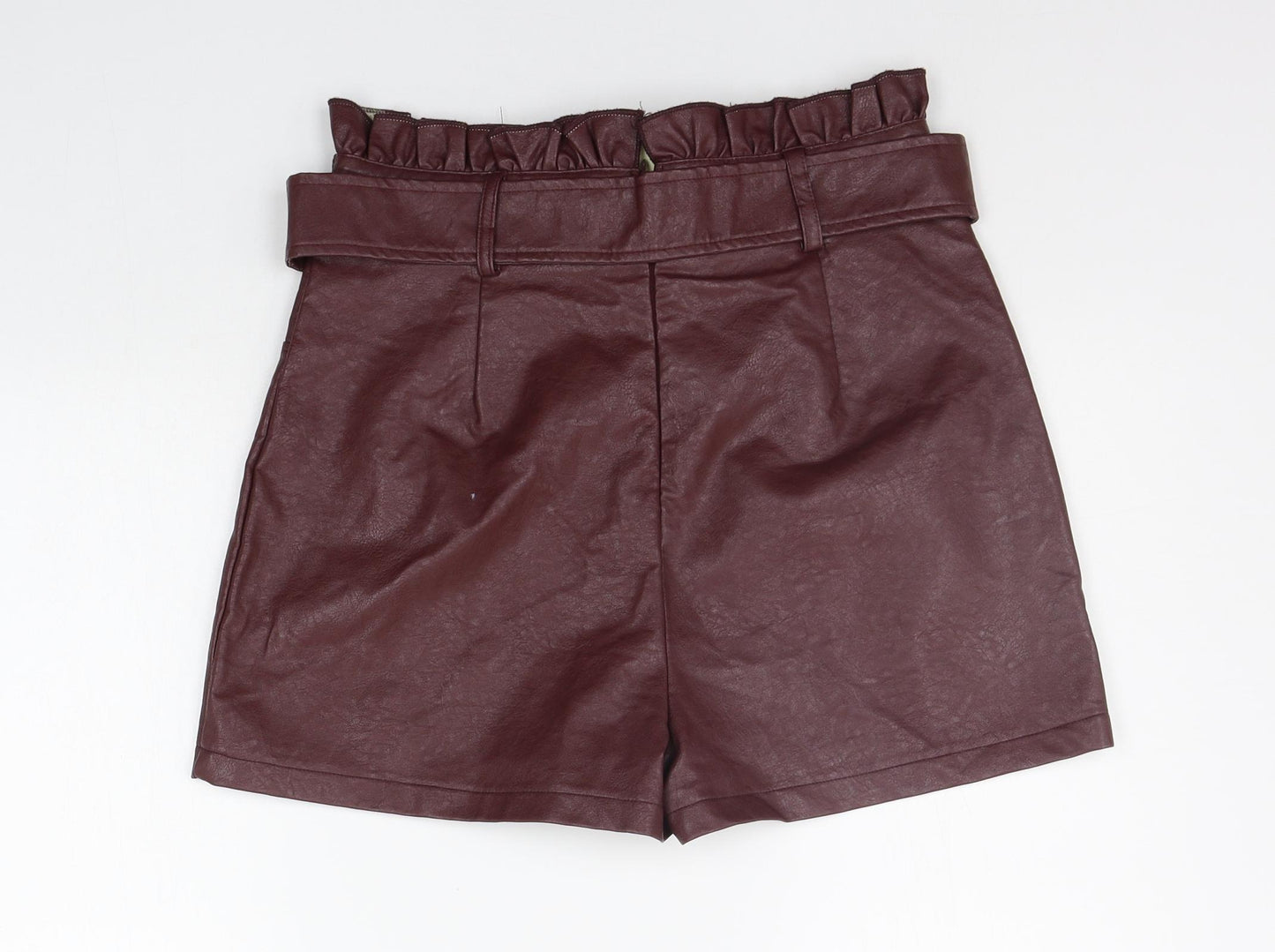 Boohoo Womens Purple   Cut-Off Shorts Size 10
