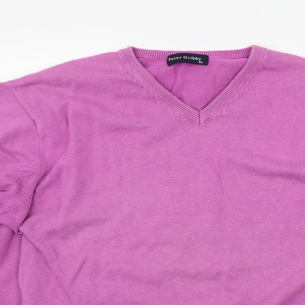 Peter Gribby Womens Purple   Pullover Jumper Size XL