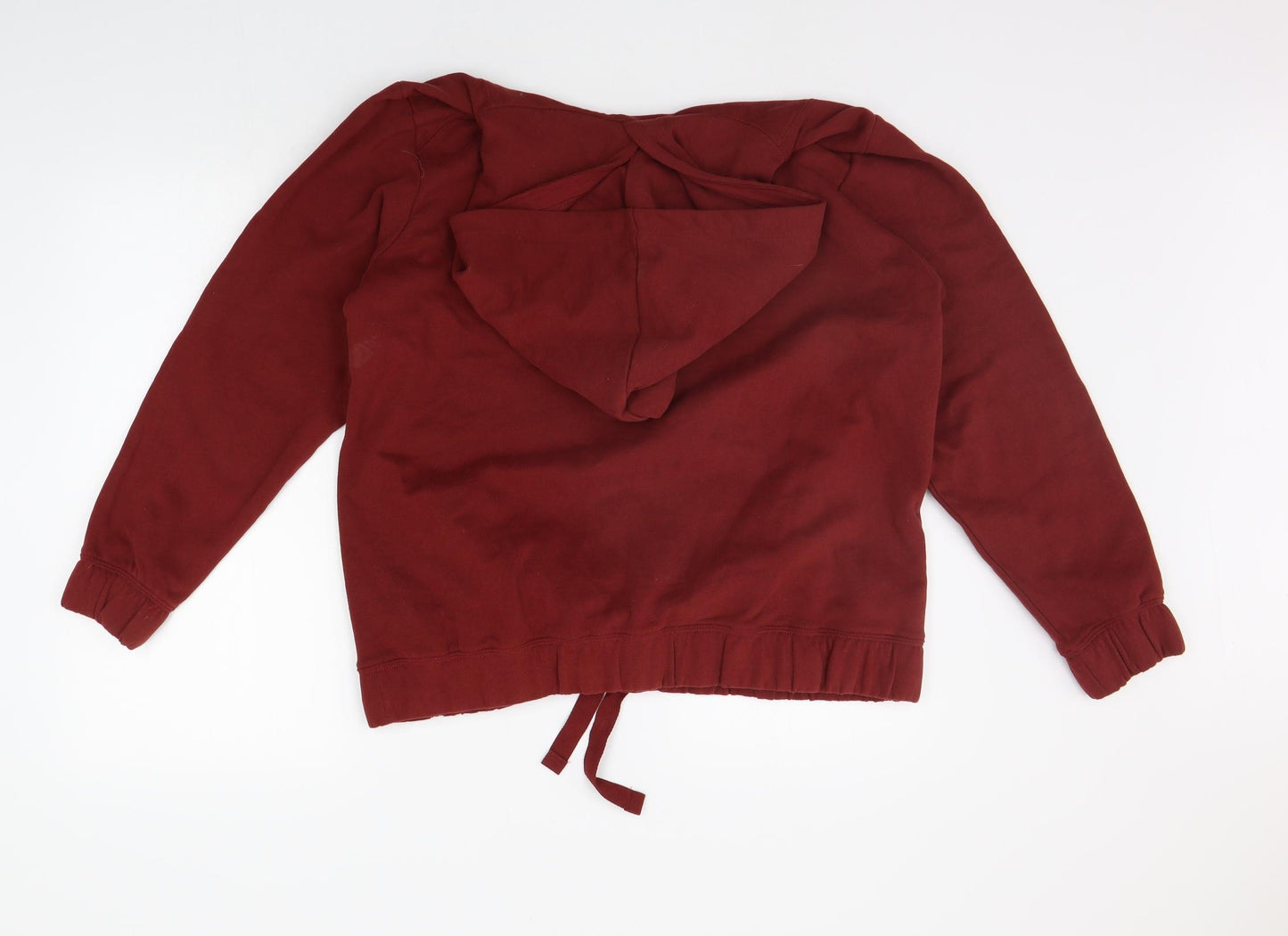 NEXT Womens Red Houndstooth  Pullover Jumper Size 16