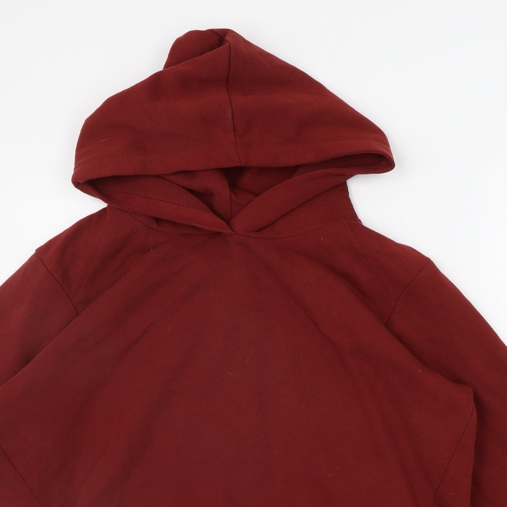 NEXT Womens Red Houndstooth  Pullover Jumper Size 16