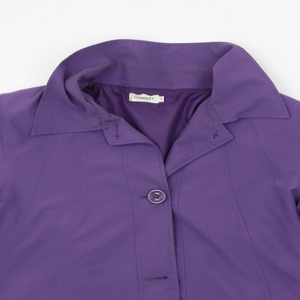Damart Womens Purple   Jacket Coat Size M