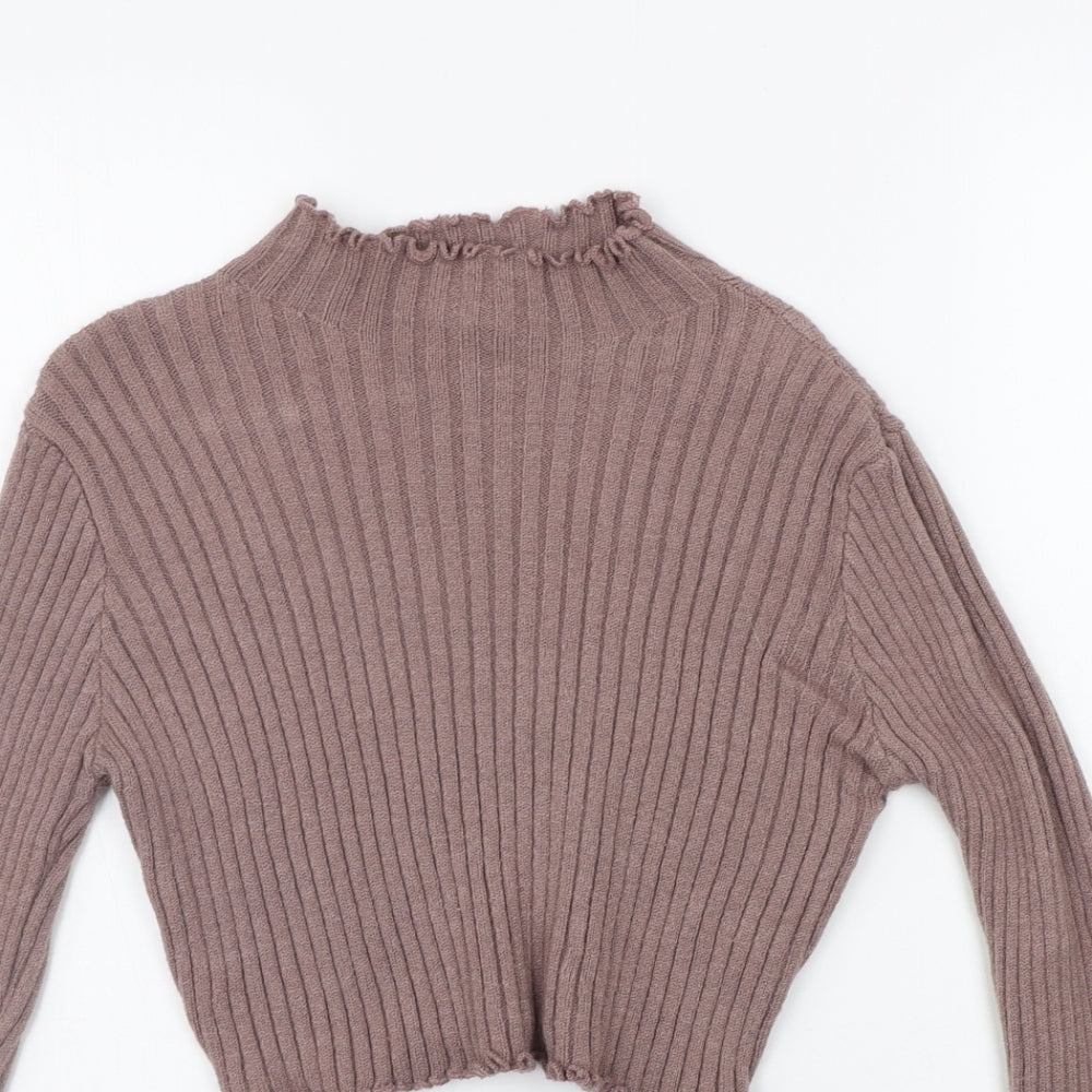 SheIn Womens Brown   Basic T-Shirt Size S