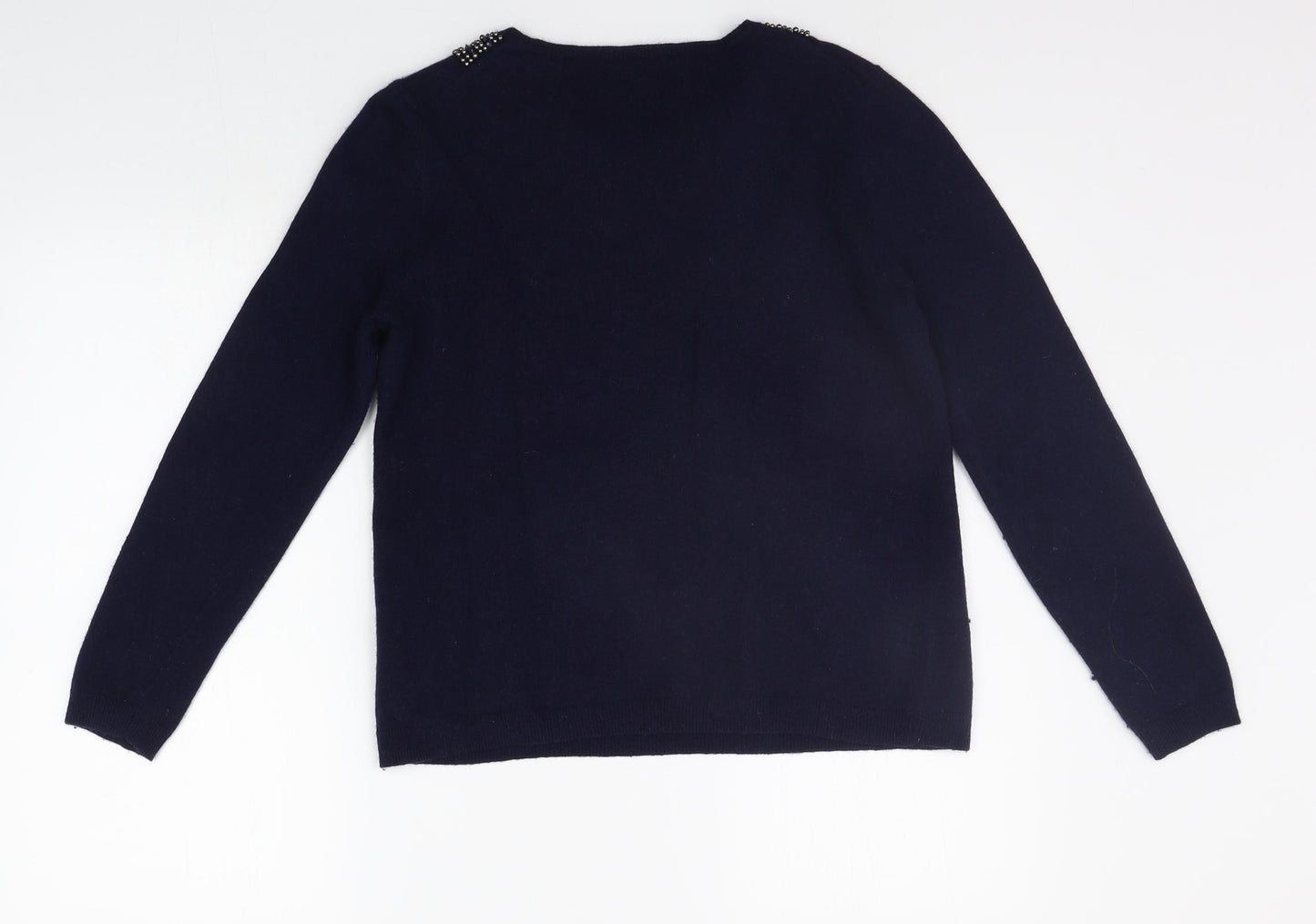 Paul Costelloe Womens Blue   Pullover Jumper Size M