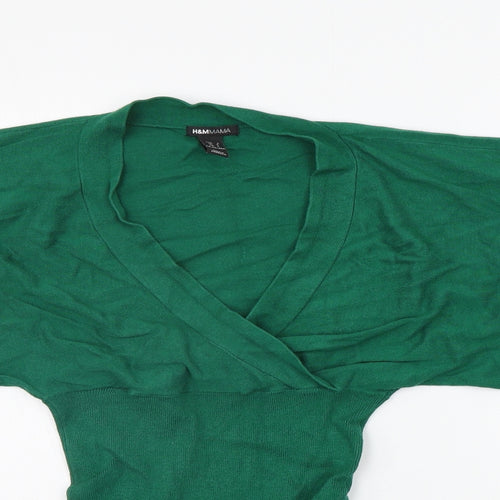 H&M Womens Green   Pullover Jumper Size S