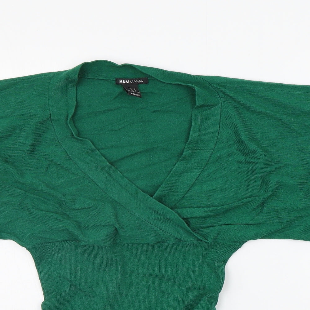 H&M Womens Green   Pullover Jumper Size S