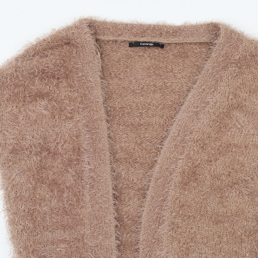 George Womens Beige   Cardigan Jumper Size 8