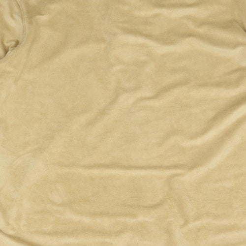 Liz Claiborne Womens Beige   Basic Button-Up Size L