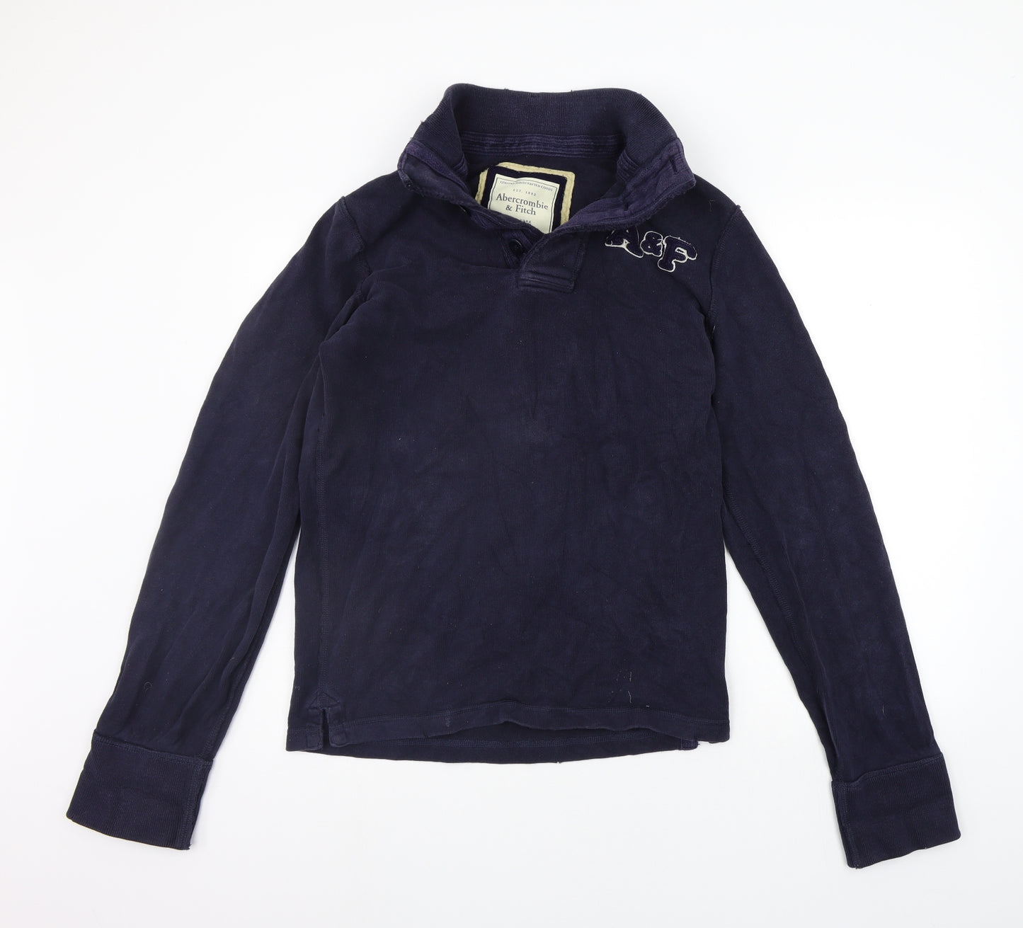 abercombie&fitch Mens Blue   Pullover Jumper Size M