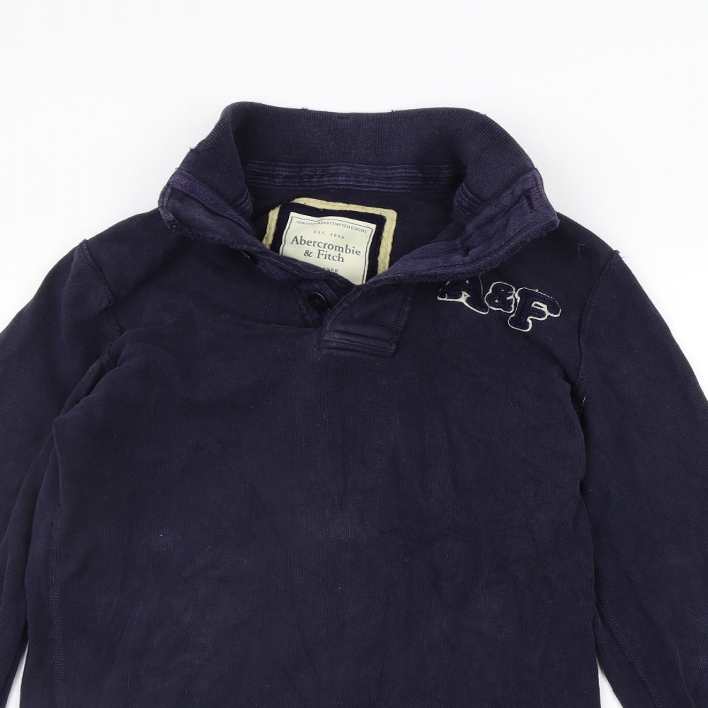 abercombie&fitch Mens Blue   Pullover Jumper Size M