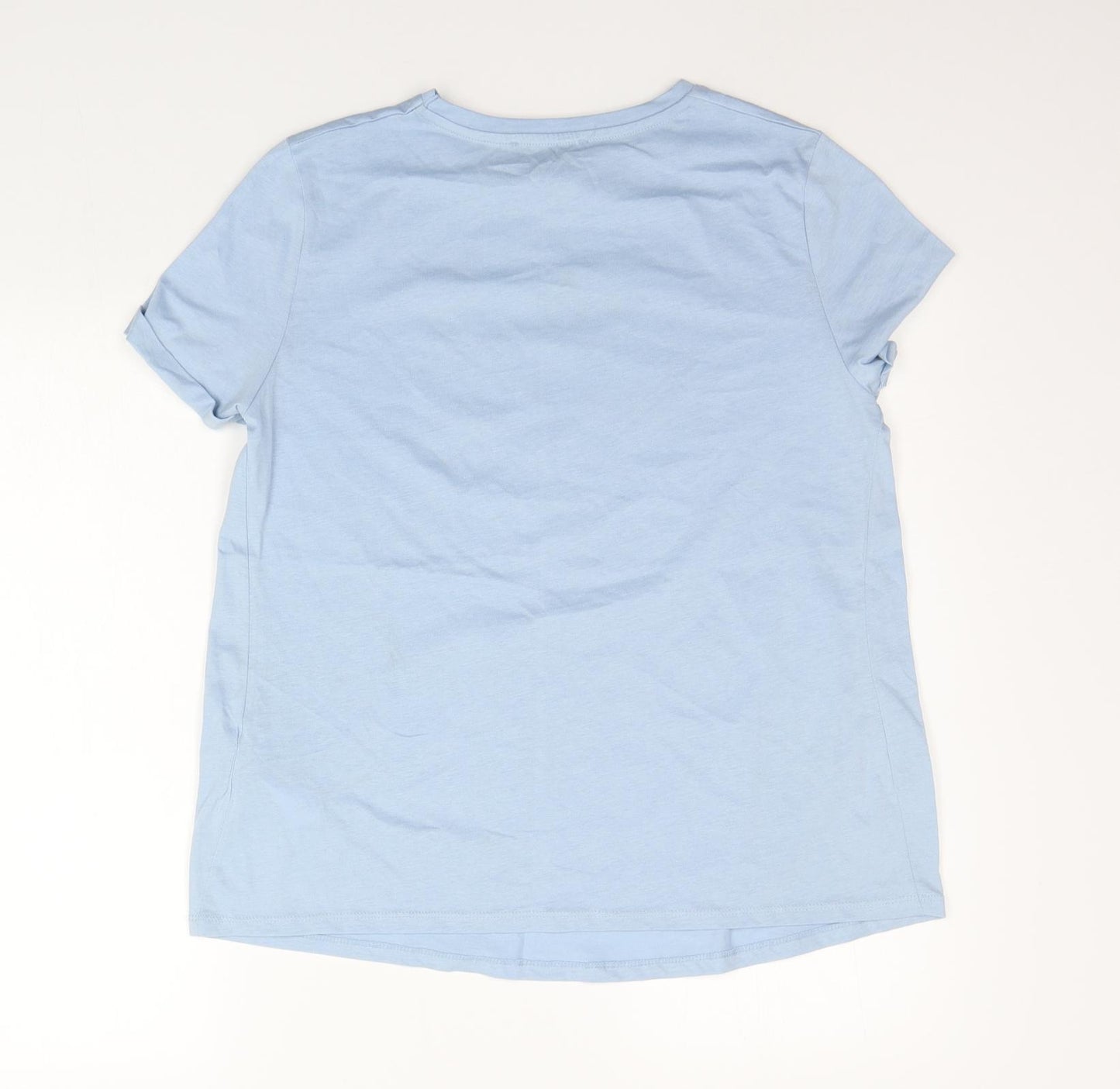 New Look Womens Blue   Basic T-Shirt Size 12