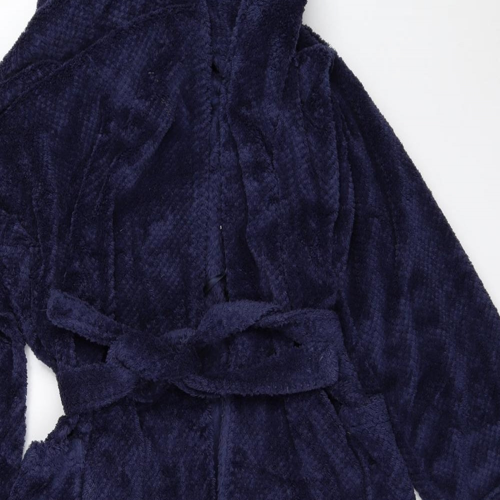 Marks and Spencer Womens Blue Solid  Top Robe Size 12