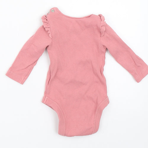 NEXT Girls Pink   Babygrow One-Piece Size 0-3 Months