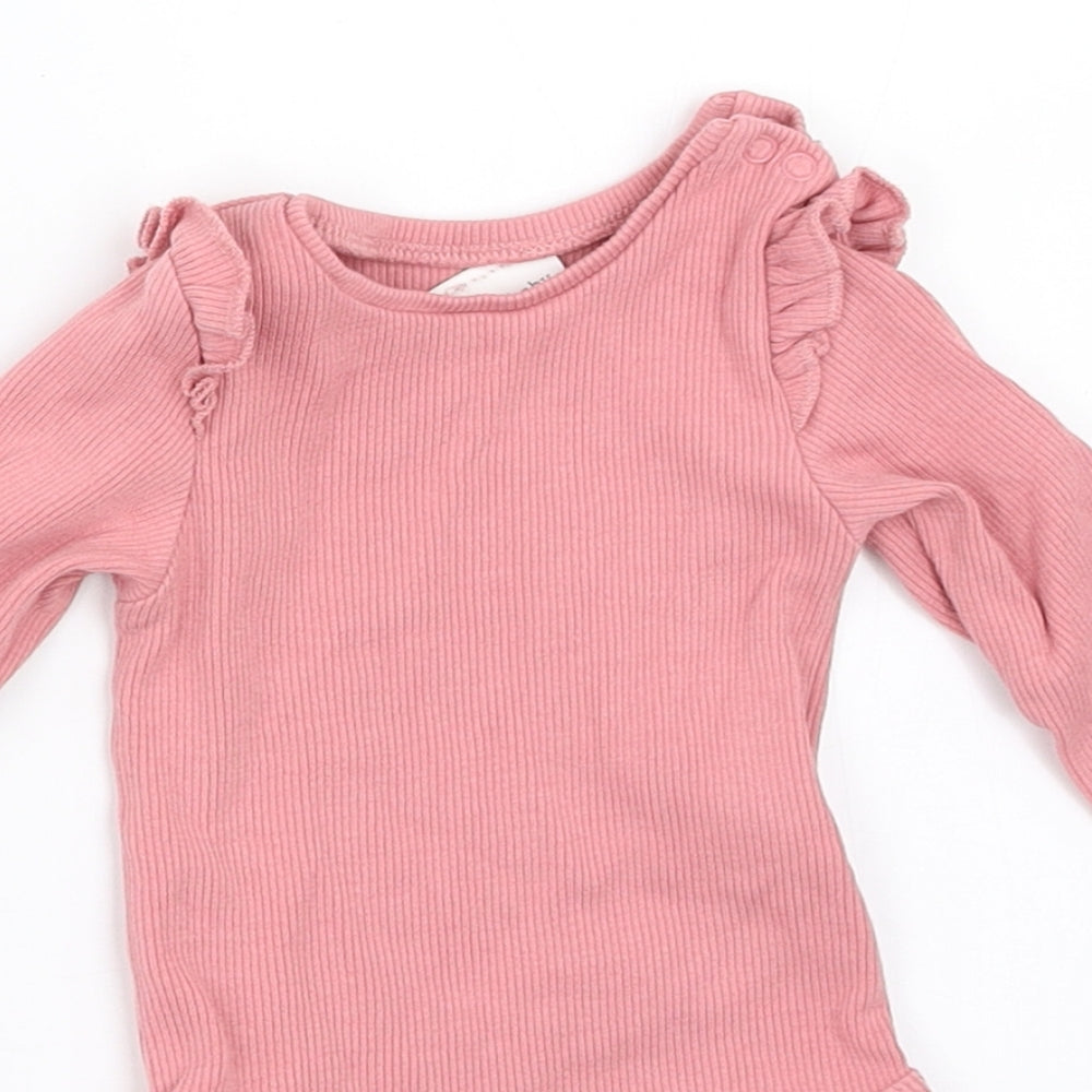NEXT Girls Pink   Babygrow One-Piece Size 0-3 Months