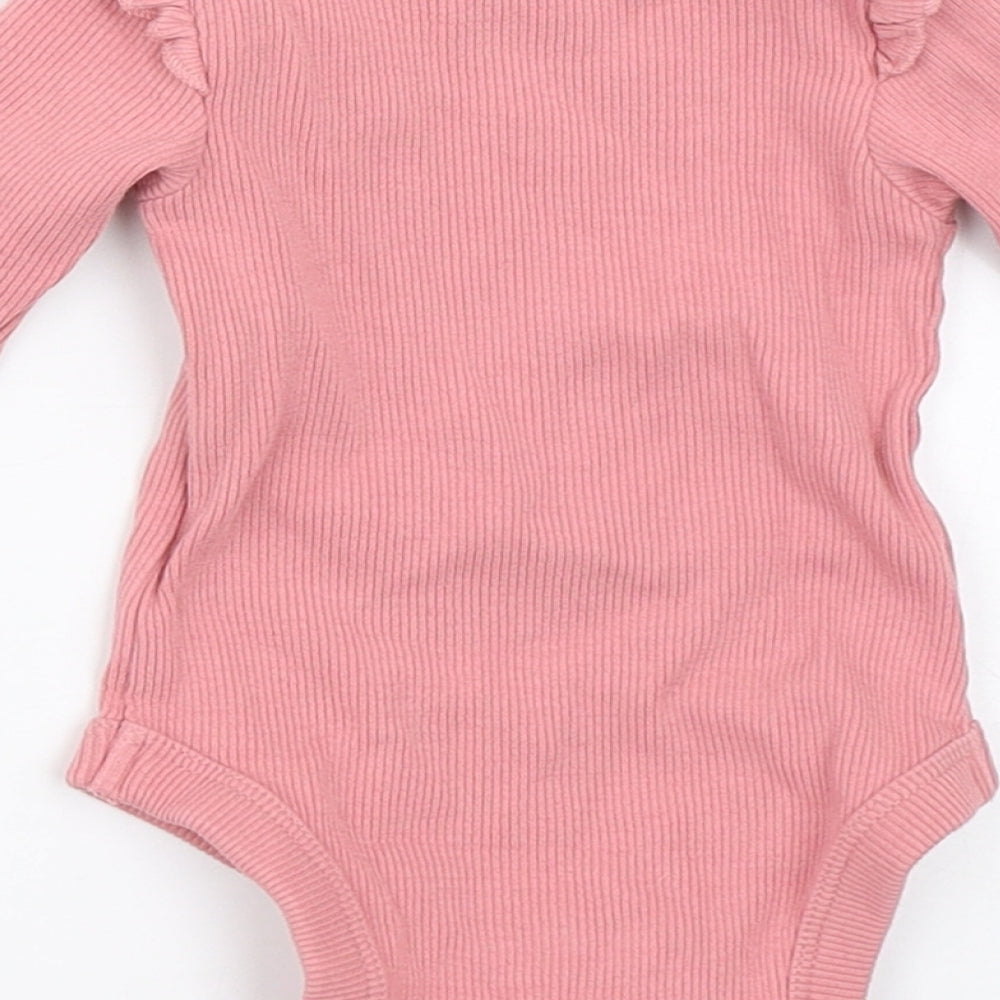 NEXT Girls Pink   Babygrow One-Piece Size 0-3 Months