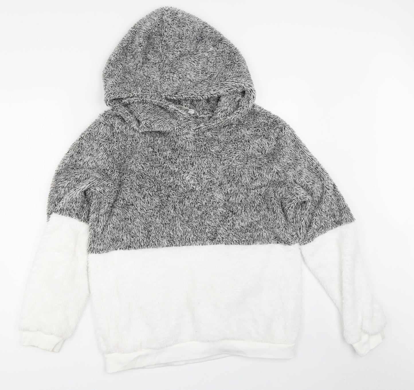 Preworn Womens Grey   Pullover Hoodie Size L
