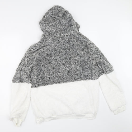 Preworn Womens Grey   Pullover Hoodie Size L