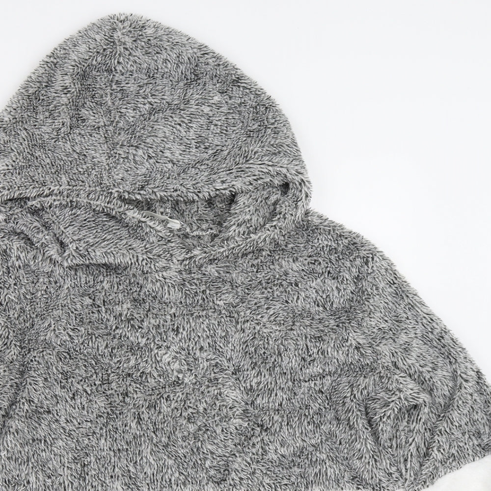 Preworn Womens Grey   Pullover Hoodie Size L