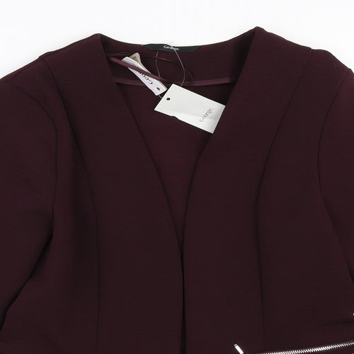 George Womens Purple   Jacket Blazer Size 8