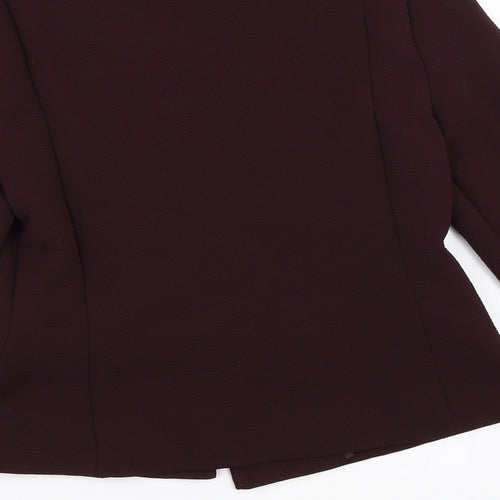 George Womens Purple   Jacket Blazer Size 8