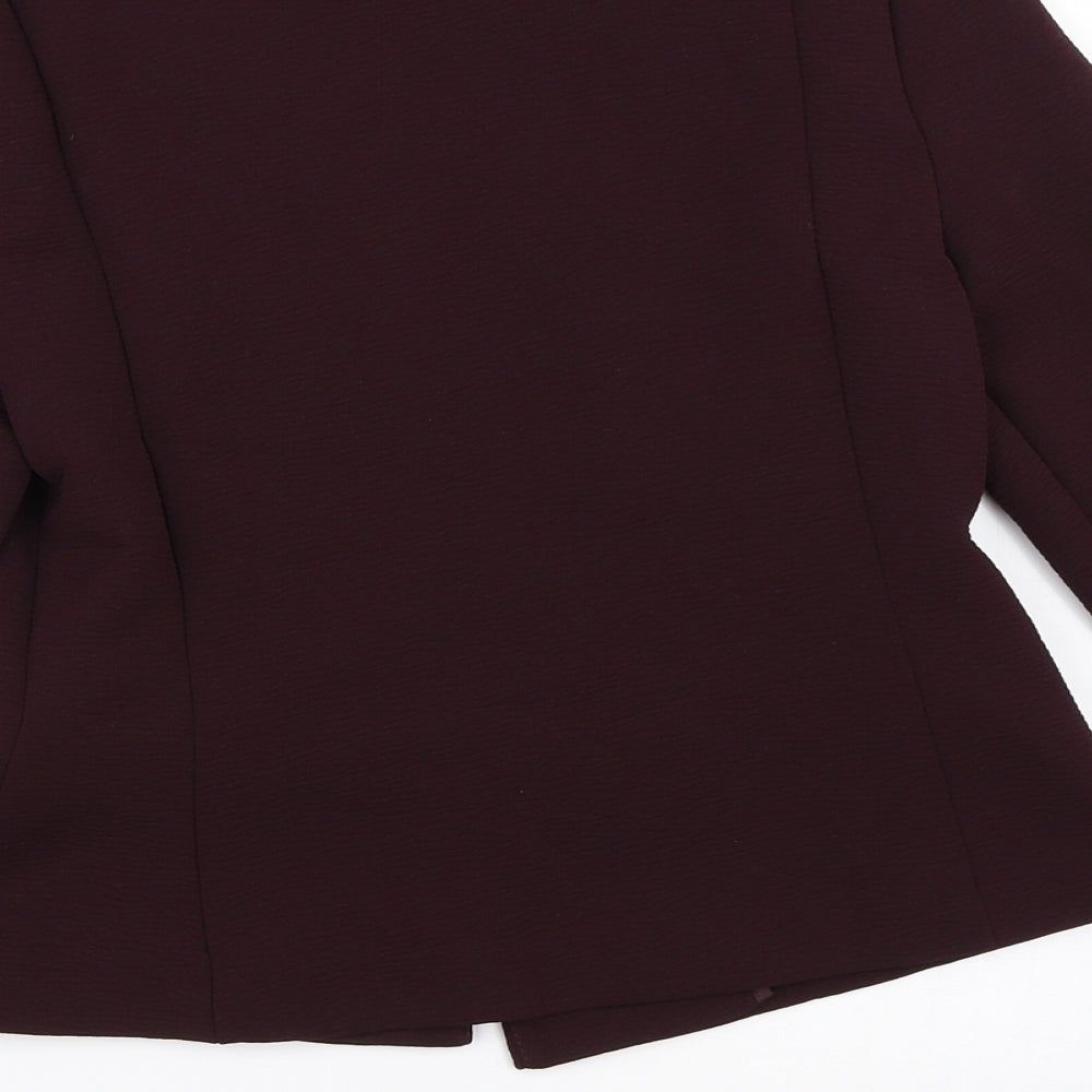 George Womens Purple   Jacket Blazer Size 8
